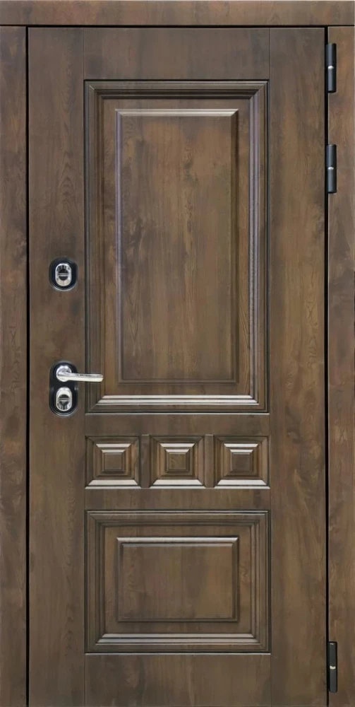 Входная дверь ДвериПРО Аура ФЛ-677 (10мм, белый матовый) DPRO220614 внешняя сторона